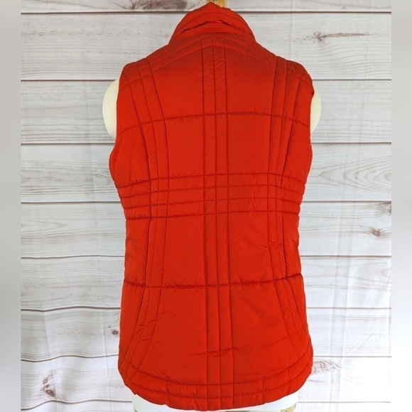 Colorful Colorodo Circuit Champion Quilted Puffer Vest in Sienna Red Size Small - Picture 2 of 11